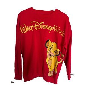 Walt Disney World Sweatshirt The Lion King Simba & Nala Adult Size M